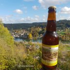 Drinking a Perle d’Hastiere in Hastiere Hike